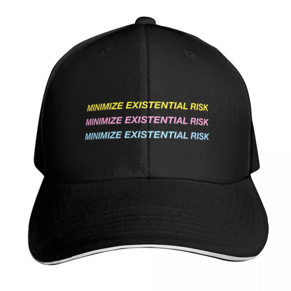 Bostrom Minimize Existential Risk Cotton Twill Baseball Cap