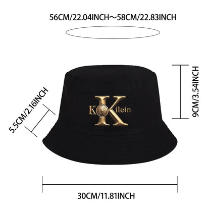 MLFO K Luxury Texture Bucket Hat