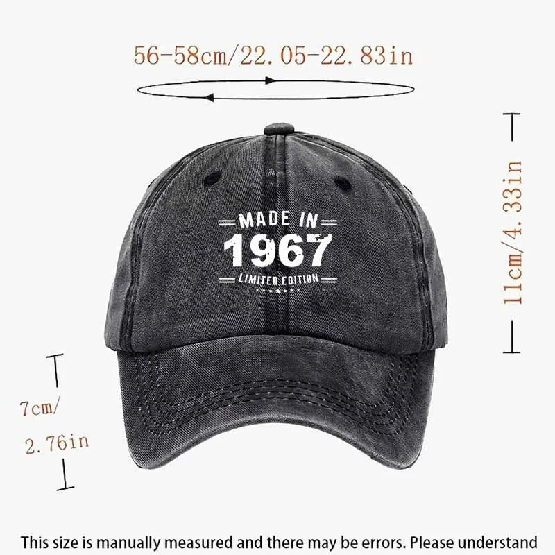 Vintage 1967 Limited Edition Baseball Cap
