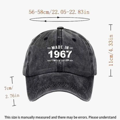 Vintage 1967 Limited Edition Baseball Cap