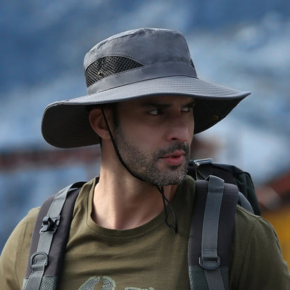 Unisex Anti-UV Outdoor Fishing Bucket Hat