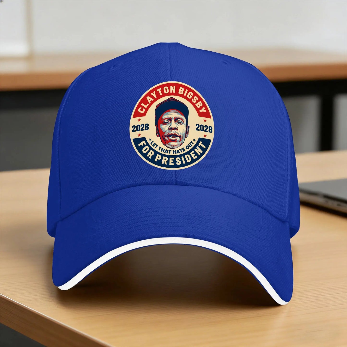 Clayton Bigsby For President 2028 Sun Baseball Cap