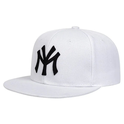 Unisex Letter Embroidered Adjustable Hip-Hop Snapback Cap