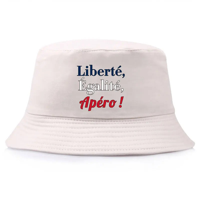Liberté Égalité Apéro Reversible Bucket Hat Unisex