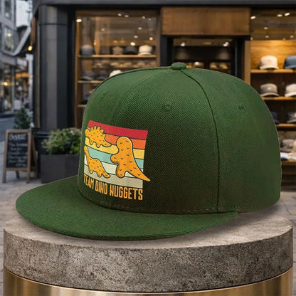 Team Dino Nuggets Retro Sunset Snapback Cap
