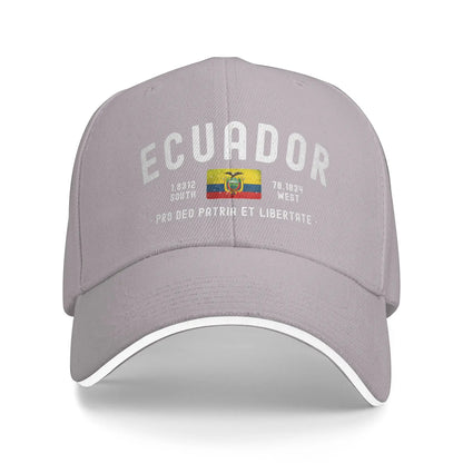 Ecuador Flag Baseball Cap