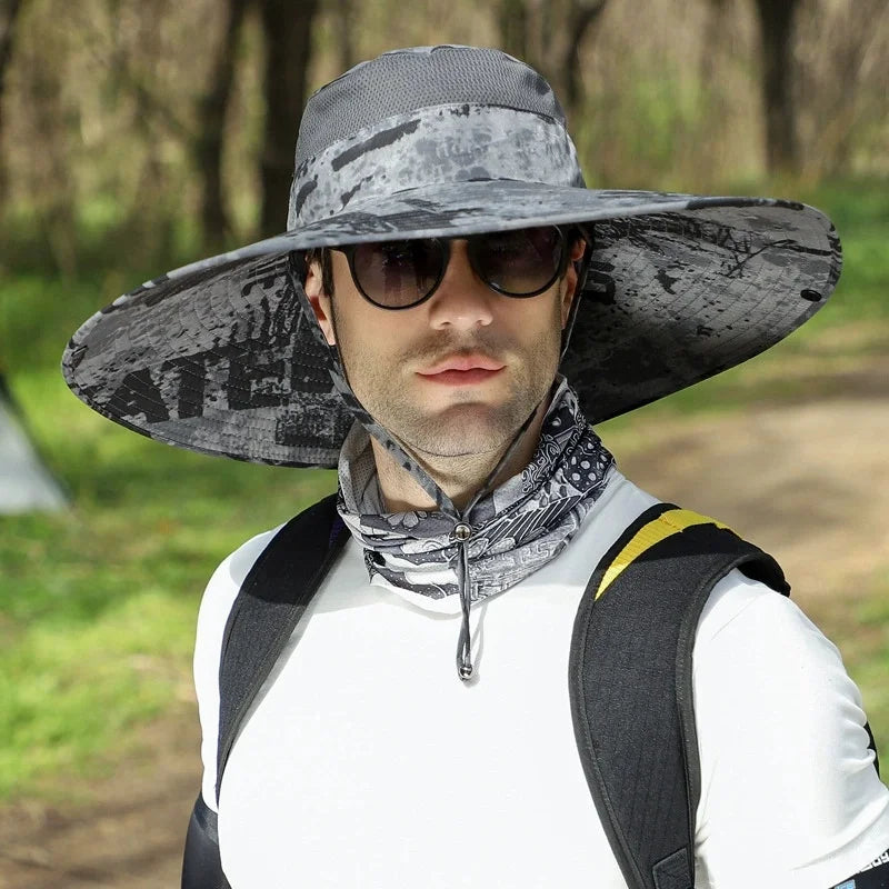 Lightweight Quick-Dry Wide Brim Hiking Bucket Hat