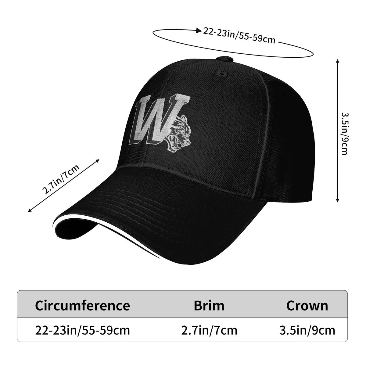 Harajuku Punk Wolves Baseball Cap