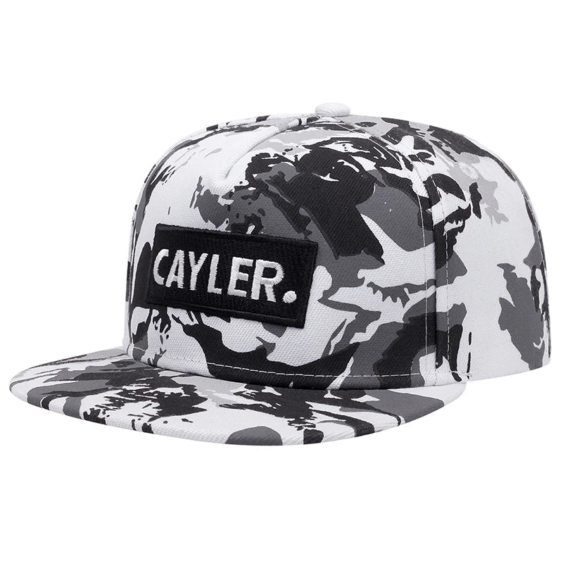 CAYLER Rose Camouflage Skate Snapback Cap