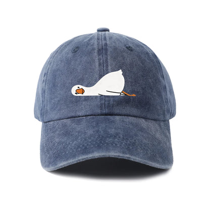 Fried Egg Graphic Vintage Washed Baseball Cap