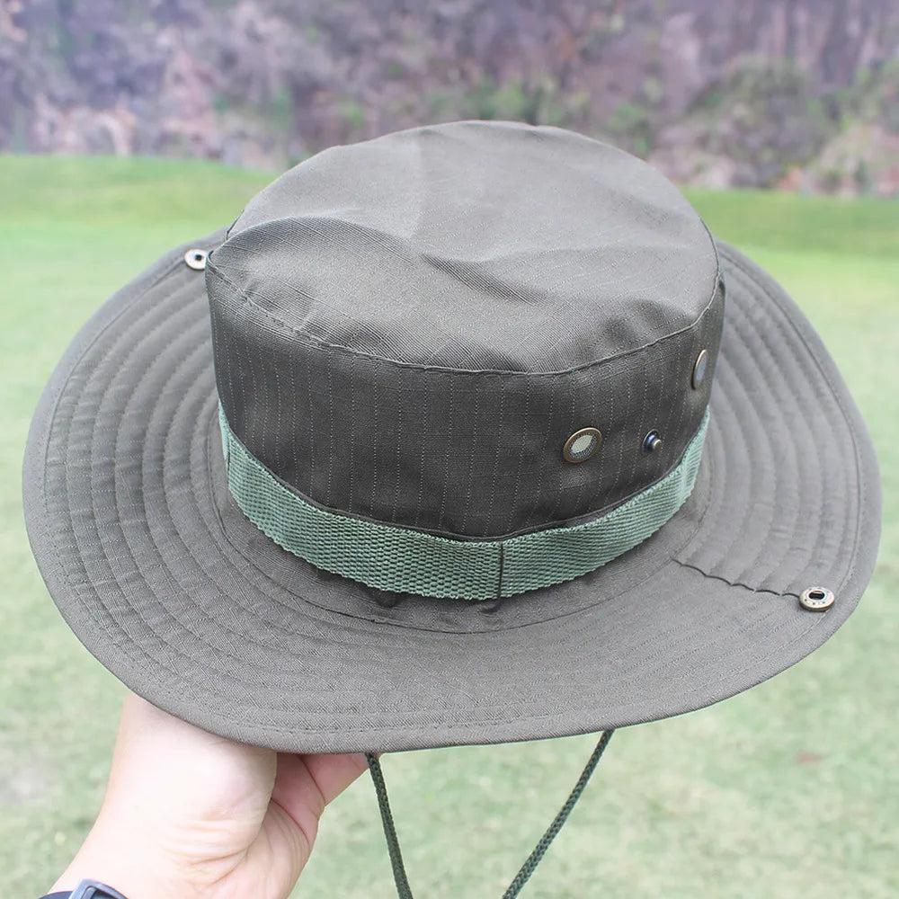 Lightweight Flat Top Summer Beach Bucket Hat
