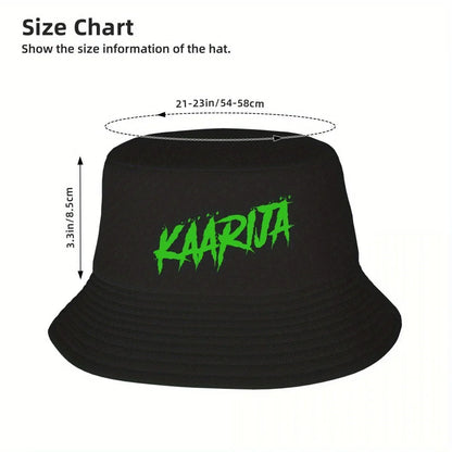 Kaarija Logo Streetwear Graphic Bucket Hat