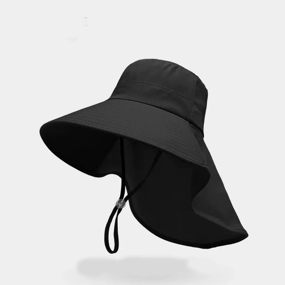 New Wide Brim Bucket Hat Summer