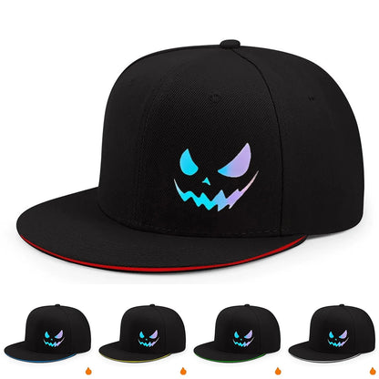 Unisex Personality Ghost Expression Hip Hop Hats Outdoor