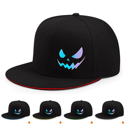 Unisex Personality Ghost Expression Hip Hop Hats Outdoor