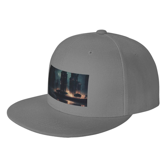 Night City Fashion Visor Snapback Cap