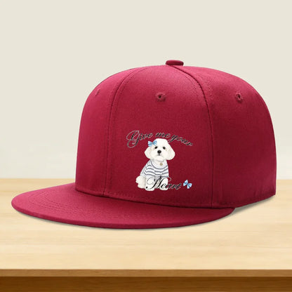 1pc Of "Give Me Your Heart" Cute Cap