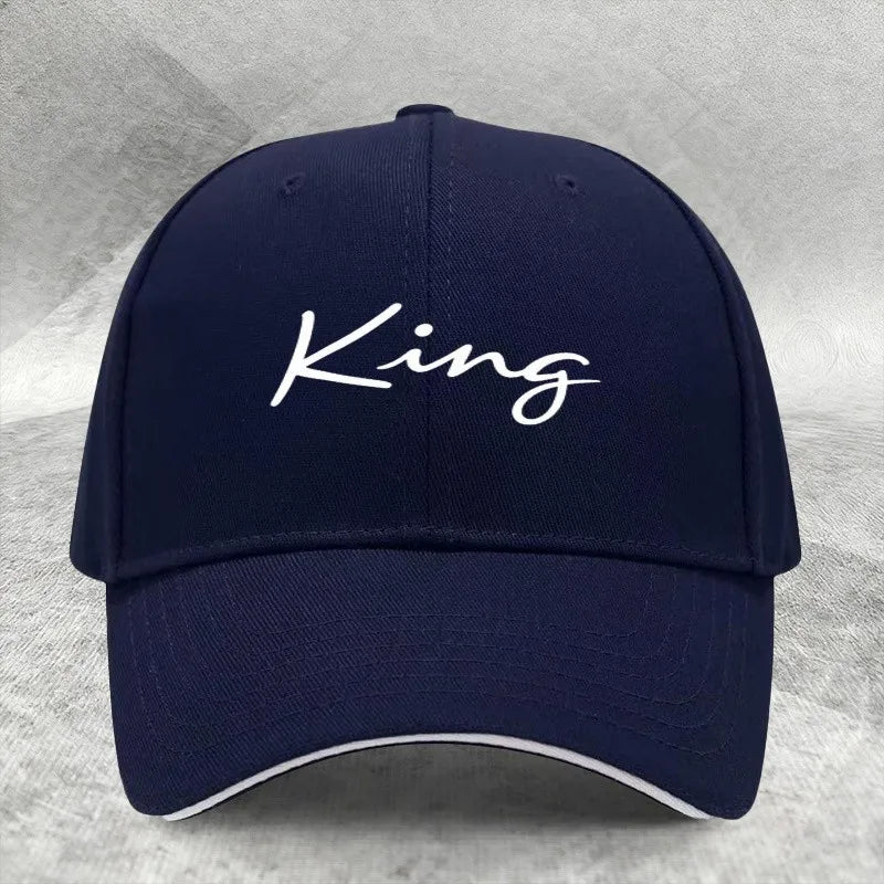 King Script Cotton Baseball Cap
