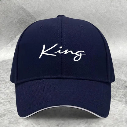 King Script Cotton Baseball Cap
