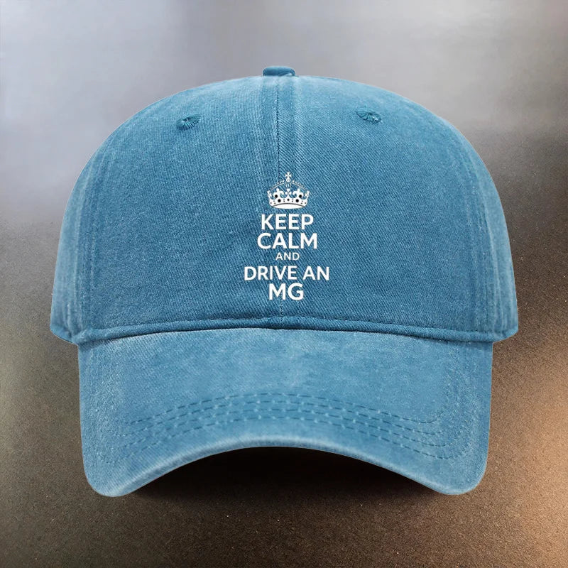 Keep Calm Drive MG Baseball Cap