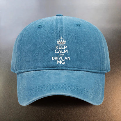 Keep Calm Drive MG Baseball Cap