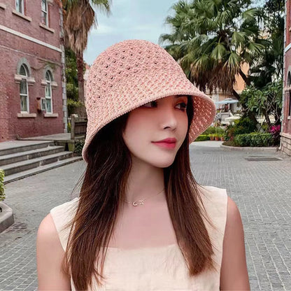 Hollow Out Breathable Summer Bucket Hat