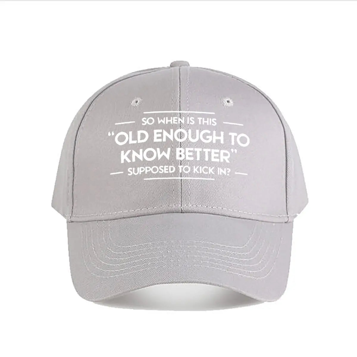 Funny Quote Snapback Baseball Cap
