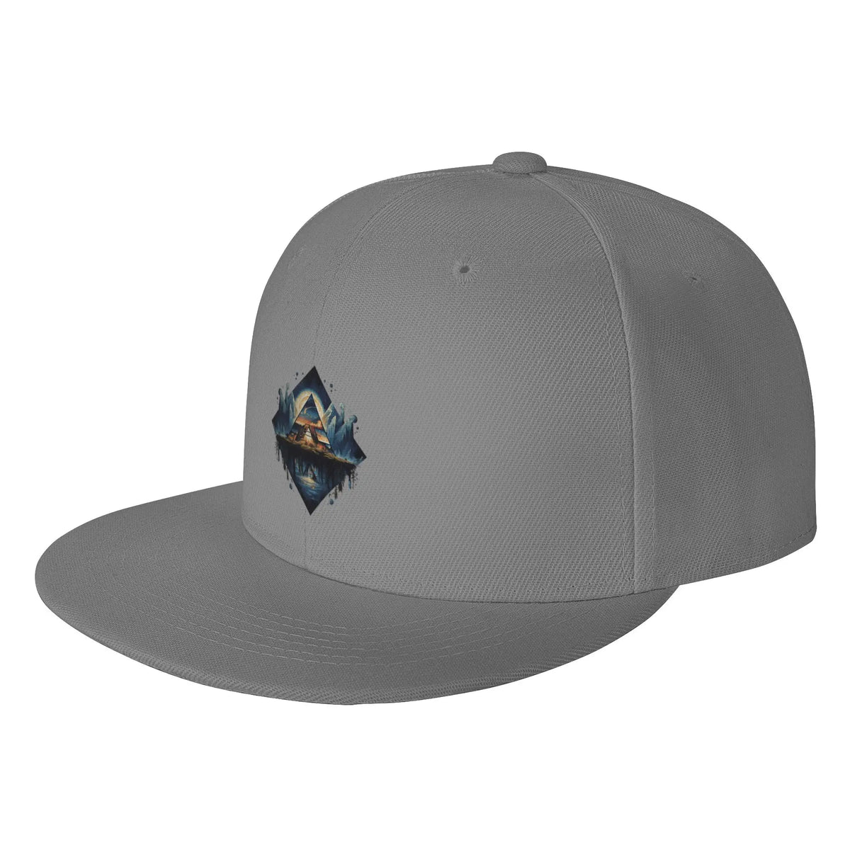 Future City Fantasy Urban Scenery Snapback Cap