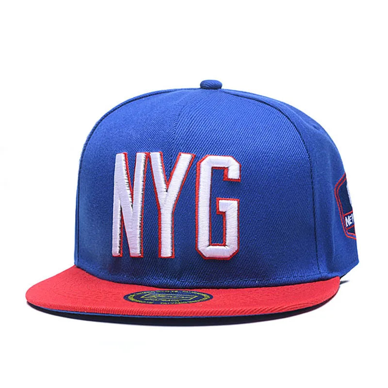 Charlotte Cap Blue Basketball Hip-Hop Snapback Cap