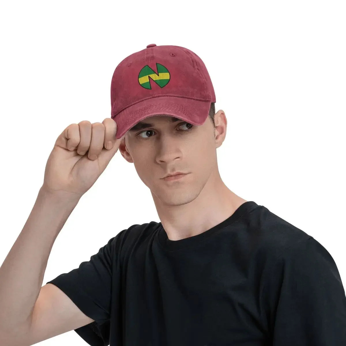 Newpi Captain Tsubasa Baseball Cap Retro Distressed Cotton