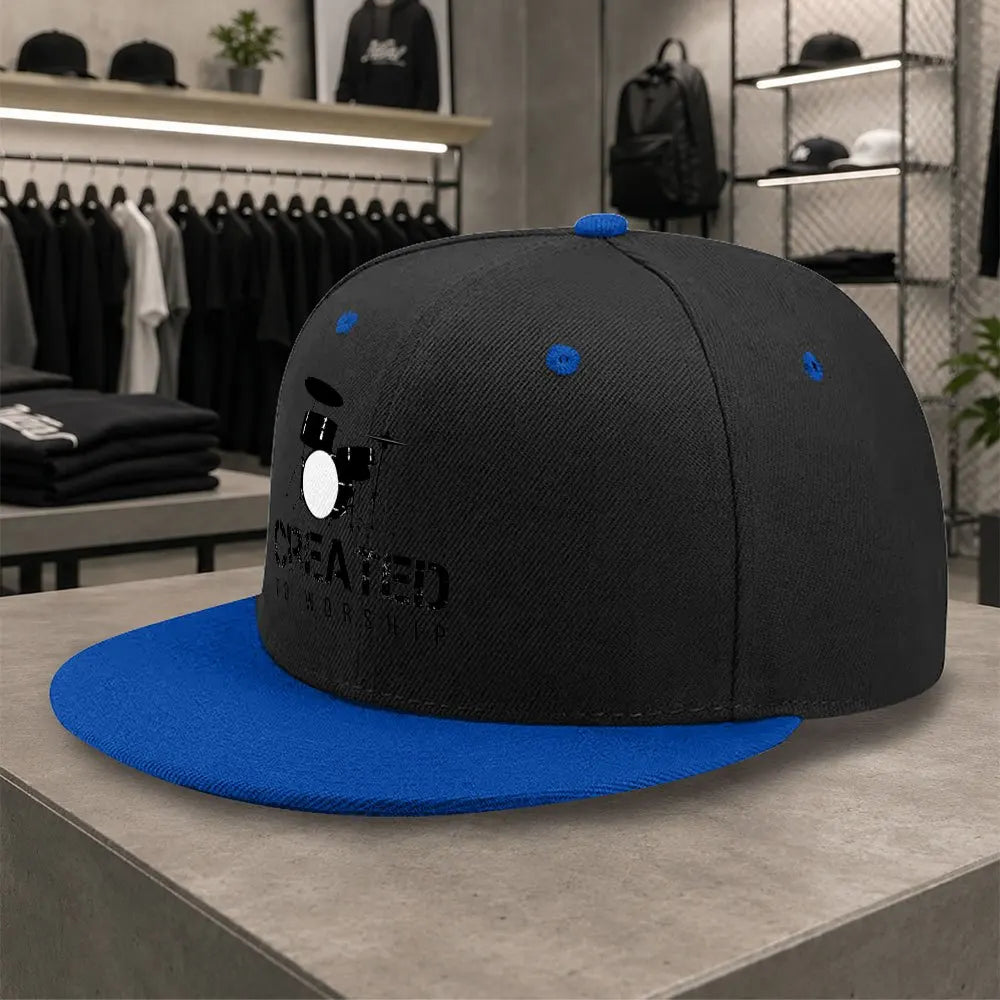 New Jazz Drum Worship Theme Unisex Cap