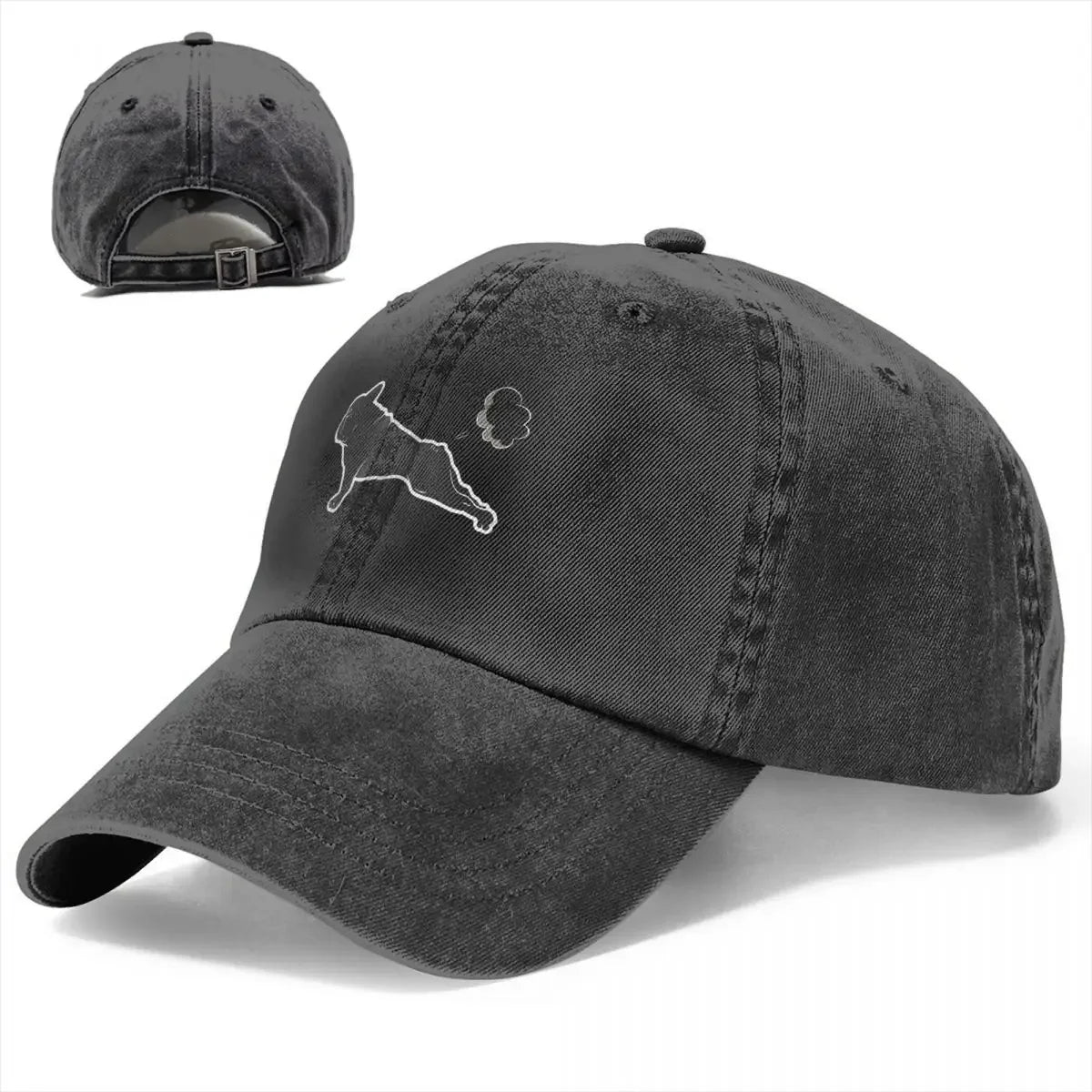 French Bulldog Yoga Baseball Cap