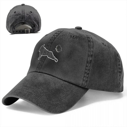 French Bulldog Yoga Baseball Cap
