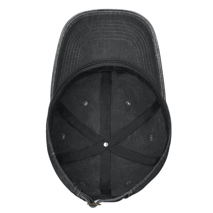 Dr Pepper Letter Baseball Cap Casual Distressed Washed Drink Snapback Hat For Men Women Outdoor Summer Adjustable Hats Cap