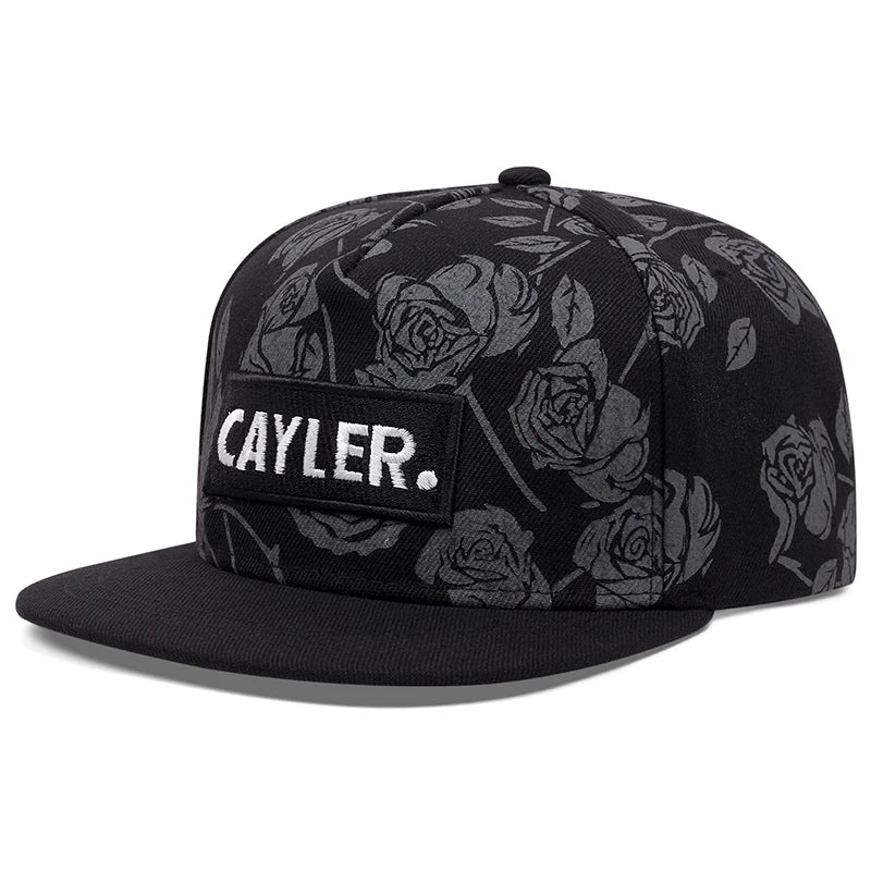 CAYLER Rose Camouflage Skate Snapback Cap