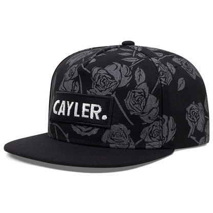 CAYLER Rose Camouflage Skate Snapback Cap