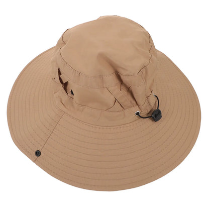 Unisex Wide Brim Bucket Hat With Face Neck Protection