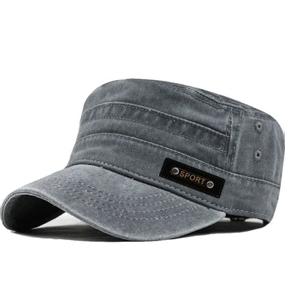 1pc Spring And Autumn Flat Top For Men And Women Soft Top Baseball Caps With FS Label Outdoor Fishing Sunshade Daily Use