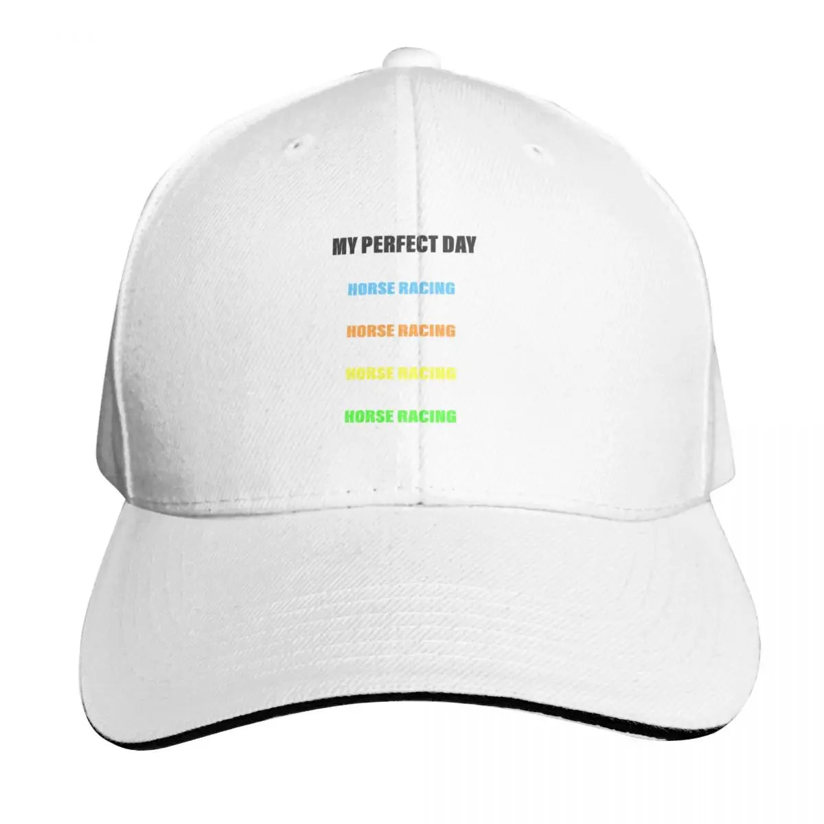 My Perfect Horse Racing Day Baseball Cap