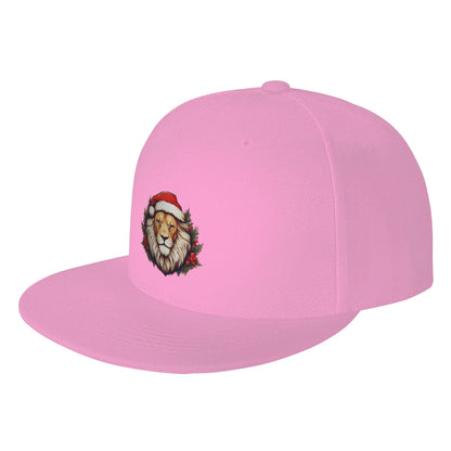 Christmas Lion Santa Snapback Cap
