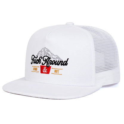 ANOUND Embroidery Sports Casual Snapback Cap