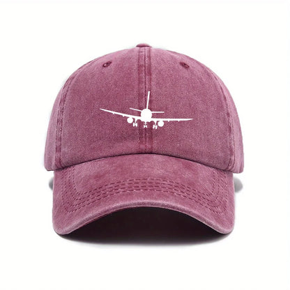 Airplane Print Outdoor Baseball Cap