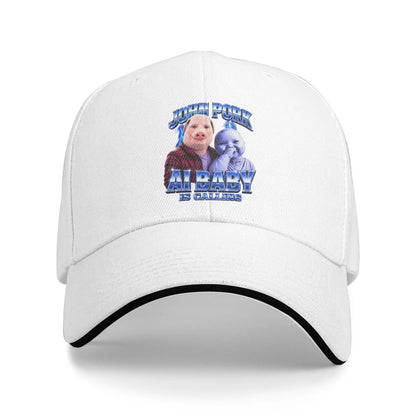 Baby John Pork Is Calling Y2K Retro Trucker Baseball Cap