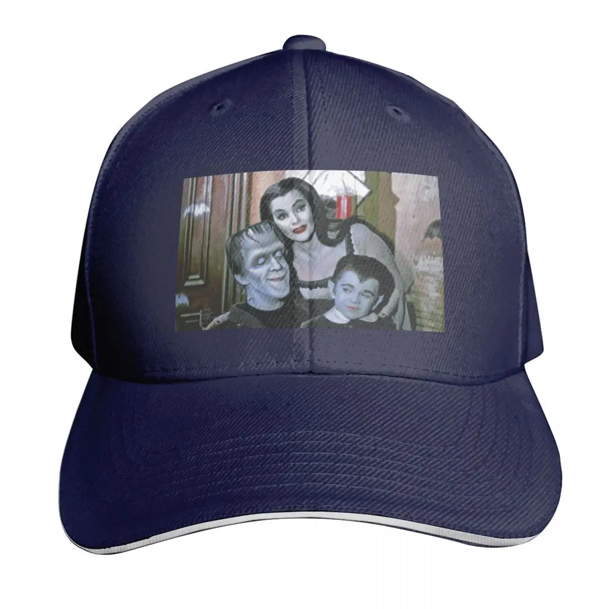 Herman Lily And Eddie Munster Graphic Baseball Cap