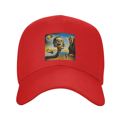 Salvador Dali Enigmatic Encounter Surrealist Baseball Cap