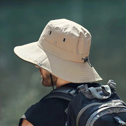 Waterproof UV Protection Wide Brim Fishing Bucket Hat