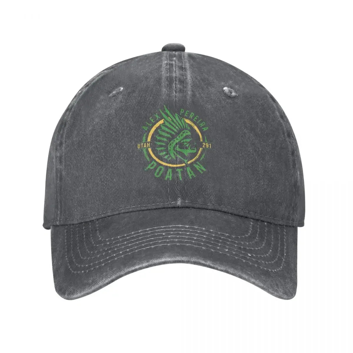 Alex Pereira Distressed Denim Baseball Cap