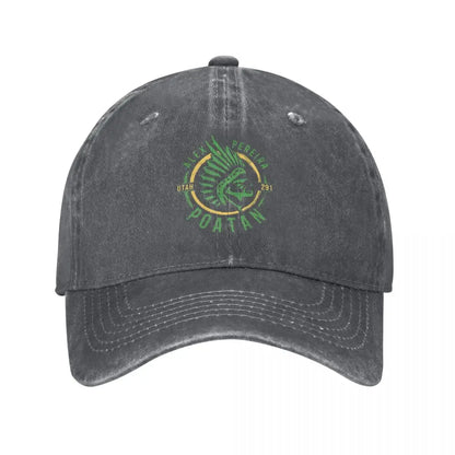 Alex Pereira Distressed Denim Baseball Cap