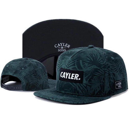CAYLER Rose Camouflage Skate Snapback Cap