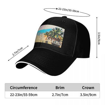 Palm Springs Sign Two Tone Snapback Baseball Cap